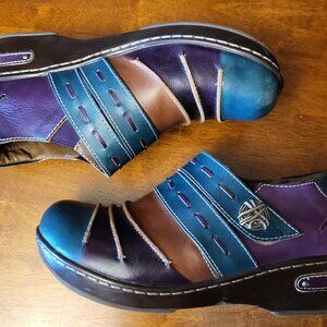 Spring Step ~ L’ARTISTE ~ Sz (See Measurements) ~  Sherbert Platform Clogs ~ *Ne